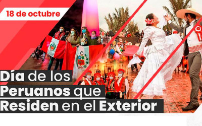 18 de outubro celebramos o Dia dos Peruanos Residentes no Exterior