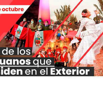 18 de outubro celebramos o Dia dos Peruanos Residentes no Exterior