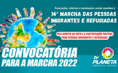Convite para a Marcha dos Imigrantes 2022