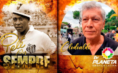 Clodoaldo, campeão mundial prestigiou o enterro do Rei Pelé em Santos