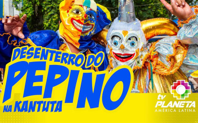 O desenterro do PEPINO, ponta pé inicial do carnaval boliviano 2023 em SP