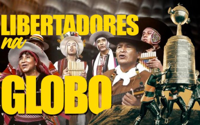 Bolivianos fazem parte da Vinheta da Cobertura da Libertadores 2023 na Globo