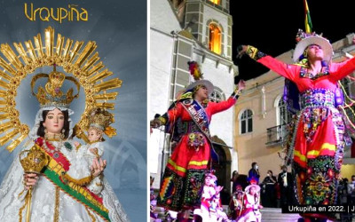 Celebração de Fé e Cultura: Fraternos Bolivianos Honram a Virgem de Urkupiña em Cochabamba
