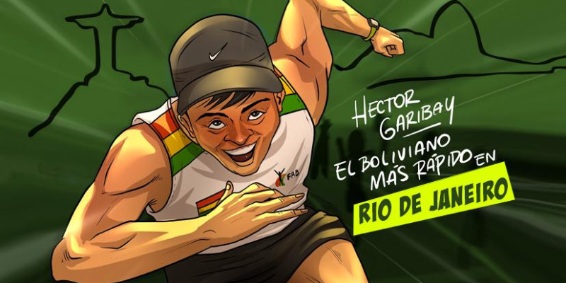 O Boliviano Héctor Garibay Flores Triunfa na Corrida de Río de Janeiro, preparando-se para os Jogos Olímpicos