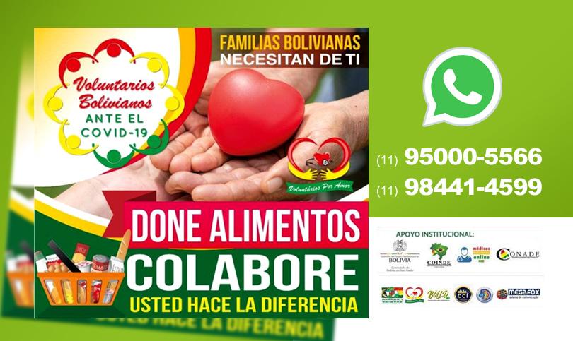 Campanha aceita doações de alimentos para acudir famílias bolivianas em São Paulo