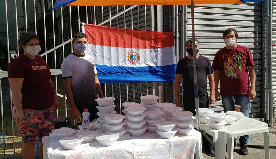 Olla Popular - organizada por imigrantes paraguaios no Bom Retiro
