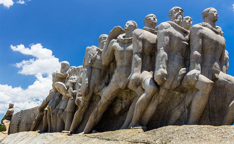 Monumentos contam história do Brasil em São Paulo