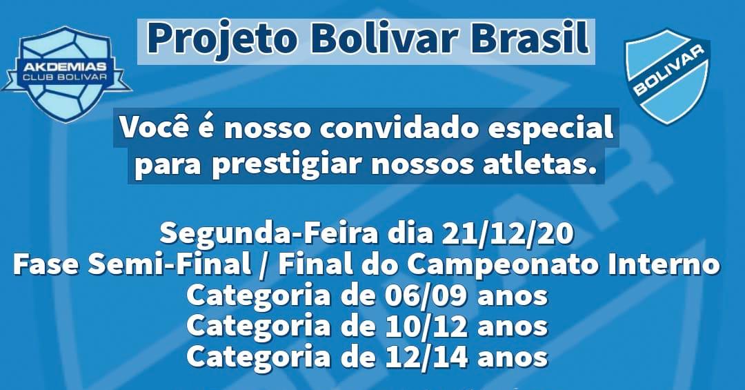Fase semi-final do Projeto Bolivar Brasil 