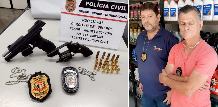 Falsos policiais que atuavam no Brás e Moóca são pressos pela  Polícia Civil do Estado de São Paulo