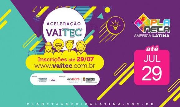 Empreendedores em tecnologia receberão R$ 32.000 - VAI TEC SÃO PAULO