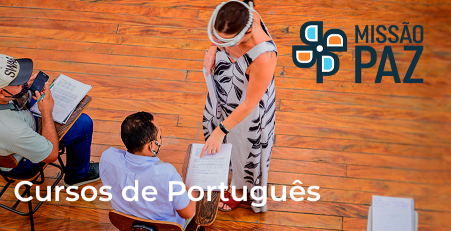 Cursos de Português para imigrantes da Missão Paz