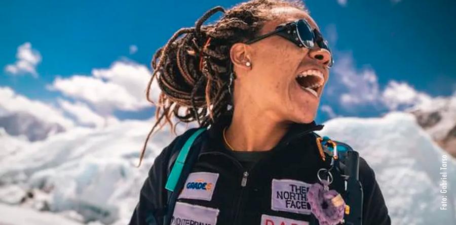 1ª mulher negra latino-americana a chegar ao topo do Everest