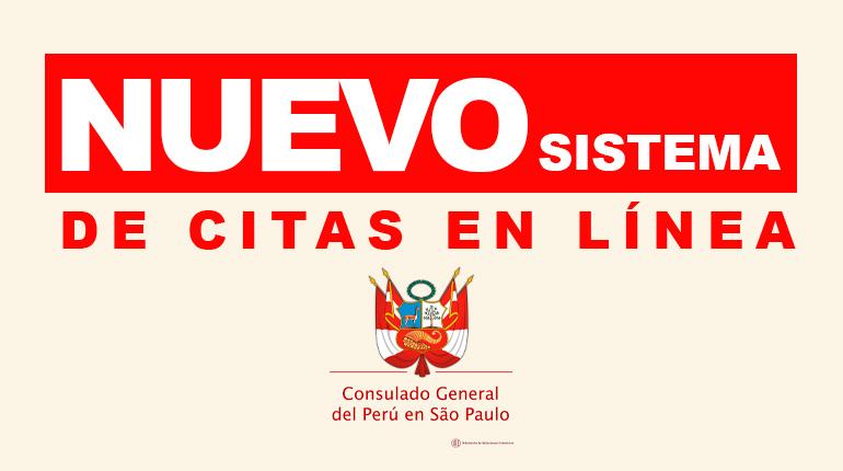 NOVO sistema de CITAS EM LINHA do Consulado Peruano em São Paulo