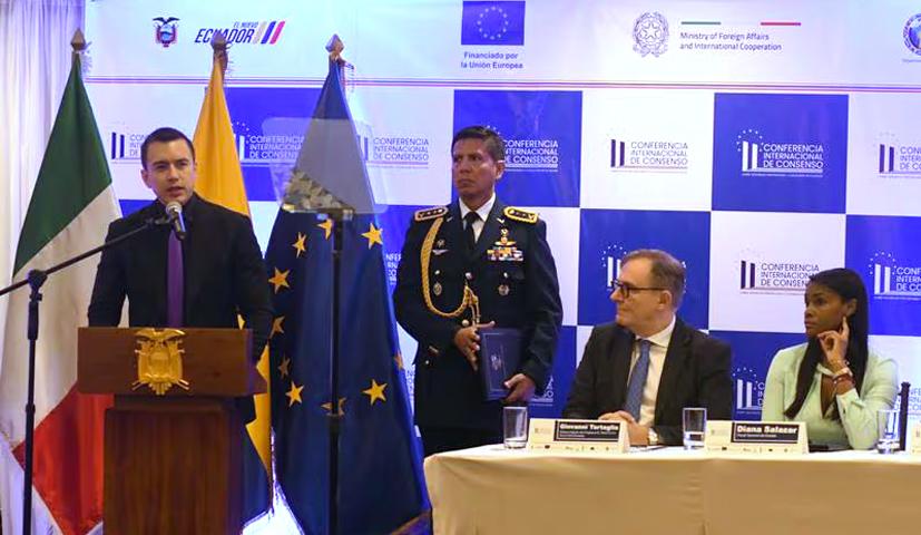 Quito - A II Conferência de Consenso sobre Segurança conclui com propostas para enfrentar o crime organizado transnacional.